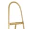 63" Gold Metal Arched Foldable 2-Tier Display Easel with Vine Emblem
